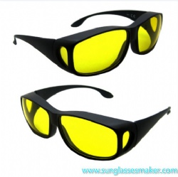 Laser Safety Eyewear for 190-490nm O. D 4+ Ce Certified with Black Frame for UV and Violet Lasers